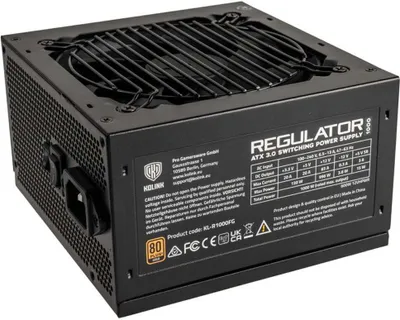 Produktbild von Kolink Regulator 80 PLUS Gold PSU  ATX 3.0  PCIe 5.0  modular - 1000 Watts