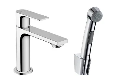 Immagine prodotto di Hansgrohe Rebris E Miscelatore per lavabo con doccetta bidet e flessibile Cromo