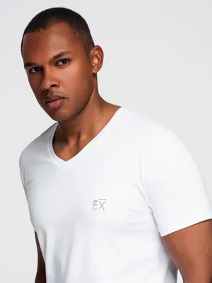 Produktbild von Ombre Clothing Kurzarmhemd für Männer Mugullor weiß XL