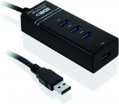 Zdjęcie produktu dla Hub USB iBOX IUH3FB - 4xUSB 3.0
