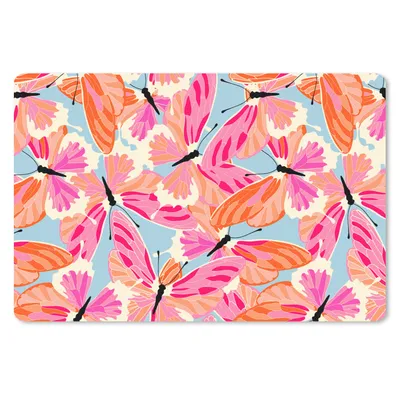 Produktbild von MuchoWow® Mauspad Mousepad Schmetterlinge - Muster 27x18 cm - Mousepads - Maus Mat - Pad - Mausunterlage - Büroartikel - Desk Matten