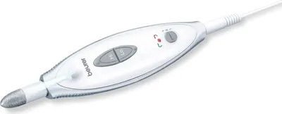 Productafbeelding van Beurer MP 41 Manicure-/pedicureset, elektrische nagelfreeser met 7 opzetstukken, helder LED-licht, nagelfreeser voor verzorgde nagels, inclusief opbergtas, nagelverzorging voor handen en voeten, wit