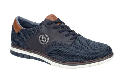 Produktbild von Bugatti SANDMAN Herrenschuhe - elegante Halbschuhe - Schnürschuhe blau NEU