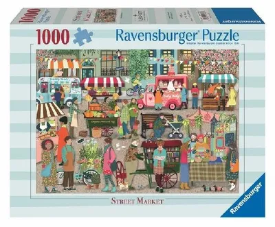 Produktbild von Straßenmarkt – 1000-teiliges Puzzle