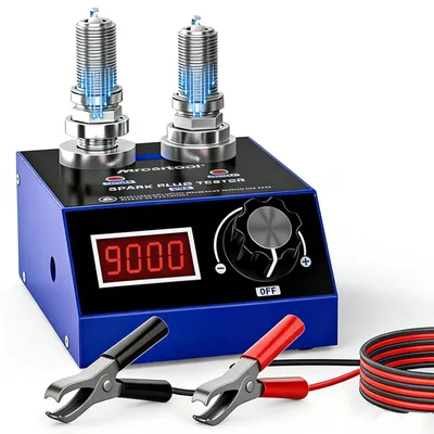 Produktbild von Zündkerzentester Zündungstester Zündkerzenprüfer - 12 mm - Blau - Für Benzinmotoren und Motorräder