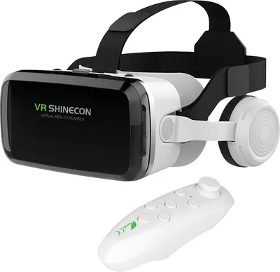 Zdjęcie produktu dla Avizar, okulary VR 3D z Bluetooth, przeznaczone do smartfonów, kolor biały