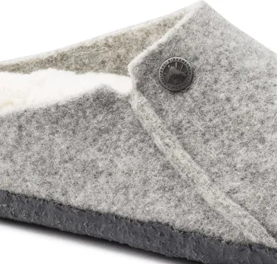 Zdjęcie produktu dla Kapcie Birkenstock ZERMATT SHEARLING, tekstylne, szare