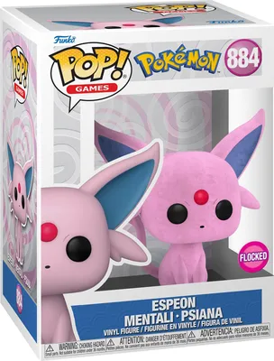 Produktbild von Pokémon - Psiana 884 Flocked - Funko Pop!