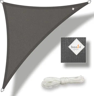 Produktbild von hanSe® Marken Sonnensegel Dreieck 4x4x4 m Graphit