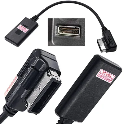 Produktbild von Bluetooth AUX Adapter kompatibel mit Audi VW AMI MMI MDI Interface Audio Kabel