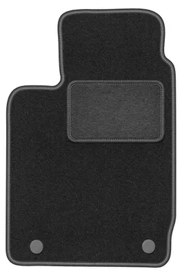 Immagine prodotto di Tappetino guidatore in moquette per Renault Clio II 1998-2005 (hatchback) – 1 pezzo, grigio grafite, su misura – Wielganizator LUX