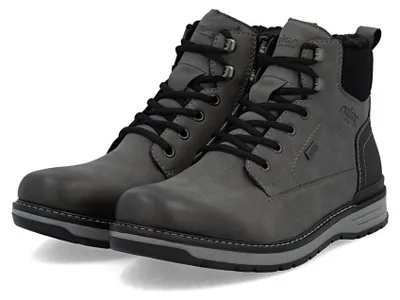 Produktbild von Rieker Herren-Schnürstiefel gefüttert Grau-Schwarz, Farbe:grau, EU Größe:42