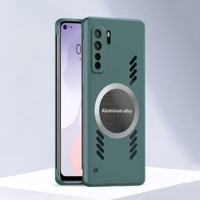 Produktbild von Huawei Nova 7SE Hülle, Frameless PC Matt Kühlabdeckung Loch Wärmeableitung Schutzhülle für Huawei Nova 7SE Grün