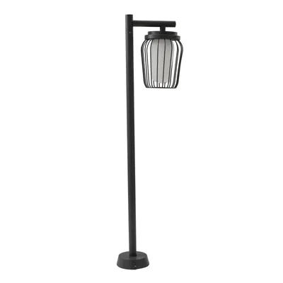 Produktbild von Lucande Wegeleuchte Chandan, 100 cm, schwarz, Aluminium