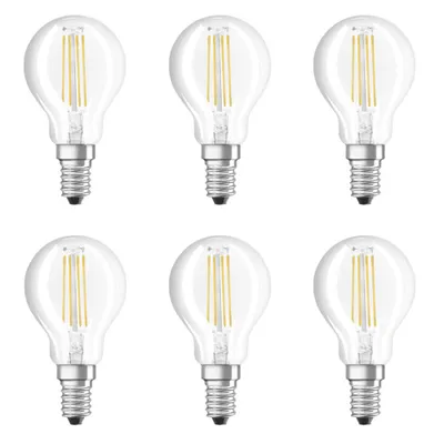 Produktbild von Osram SST CLAS P 40 CL 4 W/827 K E14 LED-Lampe, Birnenform, Sockel E14, 4 Watt, Warmweiß, 2700 K, dimmbar