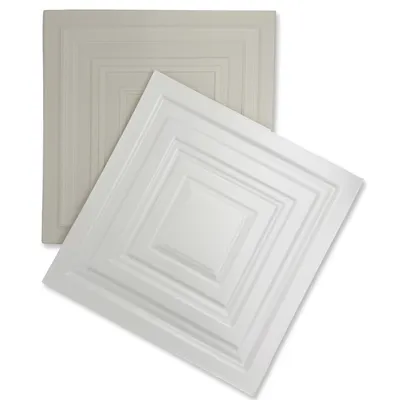 Immagine prodotto di Deccart | Pannello 3D per pareti e soffitti "31 Cashmere" - 50 × 50 cm, 0,25m2 | pannello decorativo ultraleggero per interni moderni