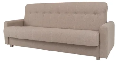 Zdjęcie produktu dla Wersalka Herbi z funkcją spania, do salonu, tkanina Herbi, ciemnobeżowy