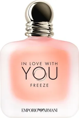 Produktbild von Emporio Armani In Love With You Freeze, Frauen, 100 ml, Nicht nachfüllbare Flasche, Kirsche, Pfingstrose, Patschuli, Weißer Moschus