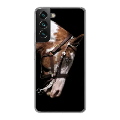 Produktbild von MuchoWow® Handyhülle Schutzhülle Hülle für Samsung Galaxy S22 Pferd - Halfter - Flecken Silikon Softcase Handy Hülle - Mobiltelefonhülle
