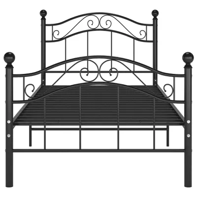 Obrázek produktu pro vidaXL Postel Black Metal 90x200 cm