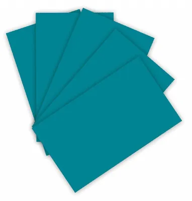 Produktbild von folia 6338 - Tonpapier 130 g/m², Tonzeichenpapier in türkis, DIN A3, 50 Bogen, a