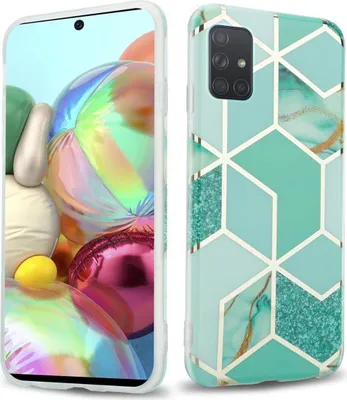 Image de Cadorabo Housse pour Samsung Galaxy A71 5G Housse en TPU vert Housse pour portable Etui Case Cover