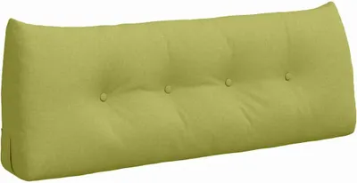 Obrázok produktu pre vidaXL Zadný vankúš svetlozelený 120 x 24 x 50 cm látka