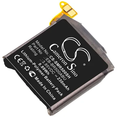 Produktbild von TECHTEK Akku Kompatibel mit [Samsung] Galaxy Watch Active, SM-R500, SM-R500N Ersetzt EB-BR500ABU, für GH43-04922A