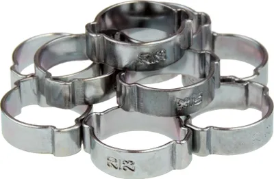 Produktbild von Zweiohrschellen Schlauchschellen Sortiment 2-Ohr Schlauchklemmen 20-23 mm 10-tlg