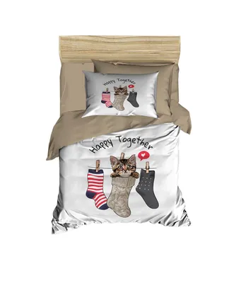 Productafbeelding van L'Essentiel Linge de Maison, PH194, Babybeddengoedset, Khaki, 100 x 150 cm