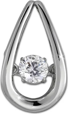 Produktbild von SilberDream Halsketten Anhänger Zirkonia 925 Silber Damen DSH105W