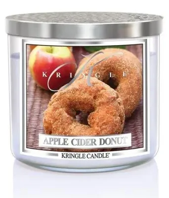 Produktbild von Kringle Candle, Tumbler, Apfelwein-Donut, Duftkerze mit 3 Dochten, 411g