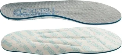 Two insoles are shown, one above the other, against a white background.