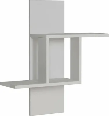Image de Aviano - Étagère, 64x20x70h cm Blanc, 3 Tablettes