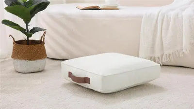 Zdjęcie produktu dla Duża poduszka do medytacji, przeznaczona do użytku wewnątrz i na zewnątrz, kwadratowa, 45 cm