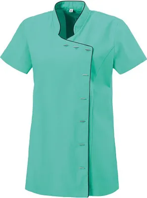 Produktbild von Tunikajacke mit Paspel Fb. light green Gr. L : light green : 50% Baumwolle 50% Polyester 175 g/m² : L