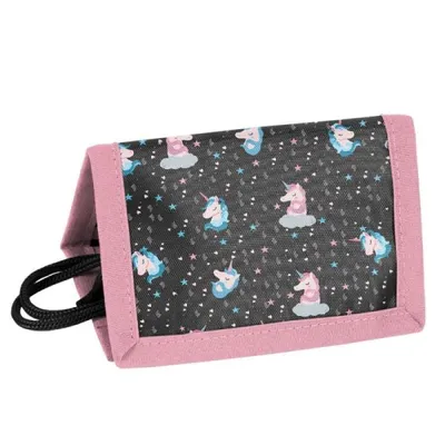 Produktbild von PASO Unicorn Black PP22Un-002 Paso Kinderbrieftasche