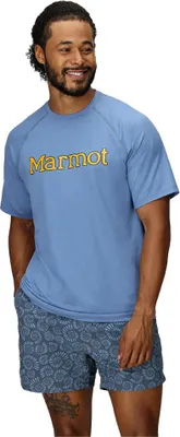 Produktbild von Marmot Windridge Graphic Kurzarm-t-shirt Blau M Mann Blau M