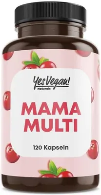 Produktbild von Mama Multi 3-in-1 Multivitamin (120 Kapseln = 4 Monate) für Kinderwunsch Schwangerschaft Stillzeit