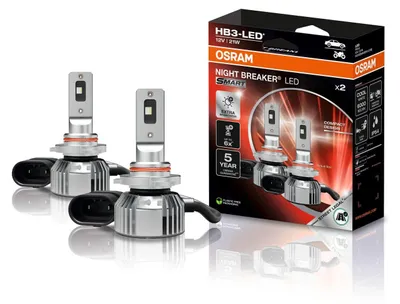 Produktbild von Osram Night Breaker LED SMART HB3, 6000K, Fern- und Abblendlicht mit Straßenzula