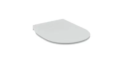 Obrázok produktu pre Ideal Standard CONNECT WC sedadlo s krytom, závesy z nehrdzavejúcej ocele Plochá biela
