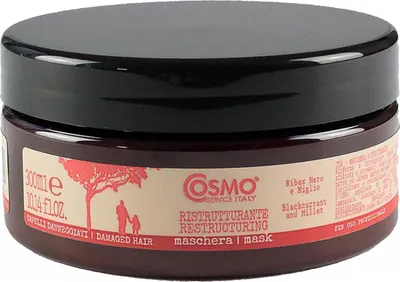 Produktbild von COSMO ORGANIC Restrukturierungsmaske – Haarkur für sprödes & strapaziertes Haar, 250ml