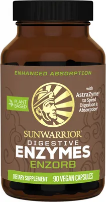 Produktbild von Sunwarrior Enzorb Digestive Enzymes (90 vcaps) Unflavoured - Vitamine,  Mineralien & Gesundheit - Enzyme