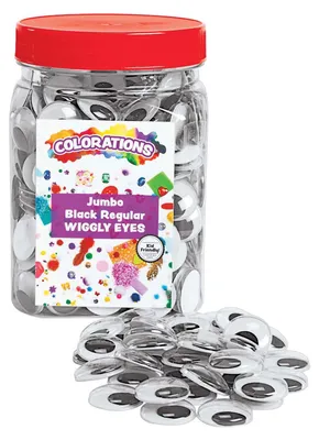 Produktbild von Colorations – Schwarze Wackelaugen, 100 Stück
