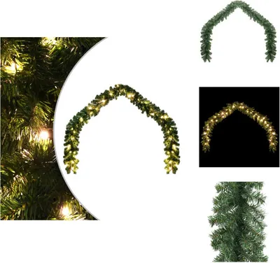 Produktbild von vidaXL Weihnachtsgirlande mit LED-Lichtern 20 m -  Weihnachtsbeleuchtung