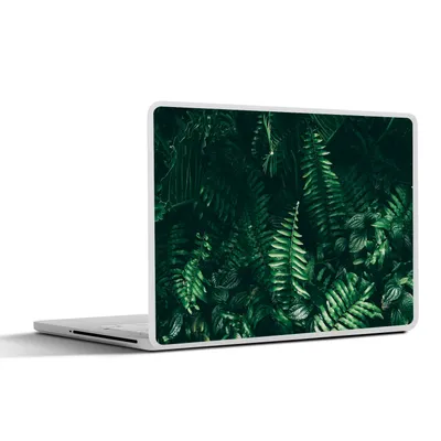 Produktbild von MuchoWow® Laptop Aufkleber Sticker Cover Blätter - Dschungel - Natur - Tropisch - Pflanzen 40x30 cm - Laptop Dekoration - Selbstklebend