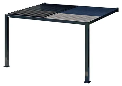 Produktbild von Sojag Hana 1013 Alu Terrassenüberdachung mit Lamellendach 3x4 m