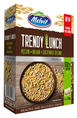 Obrázek produktu pro Melvit Trendy Lunch: Pěčený, bulgur, čočka – 400 g