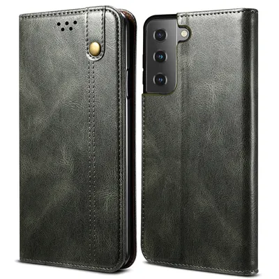 Obrázek produktu pro Pouzdro pro Samsung Galaxy S23 kožené flip pouzdro peněženka s funkcí stojánku zelené