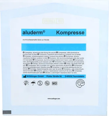Image de Compresse Aluderm 7,5x7,5cm, 1 pc KOM